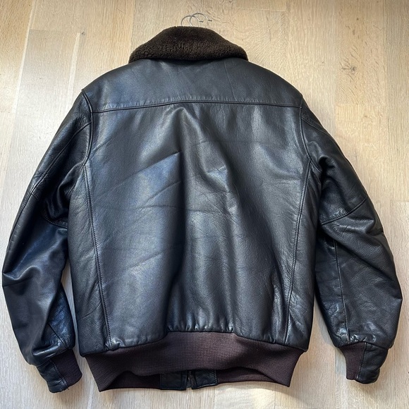 L.L. Bean Jackets & Coats Vintage Ll Bean Leather Bomber Jacket